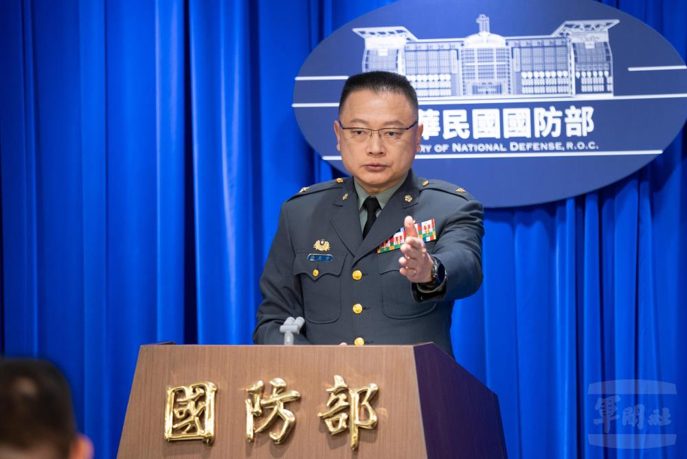 國防部9日召開記者會說明「漢光40號」演習詳細規劃。（軍聞社記者陳彥樺攝）
