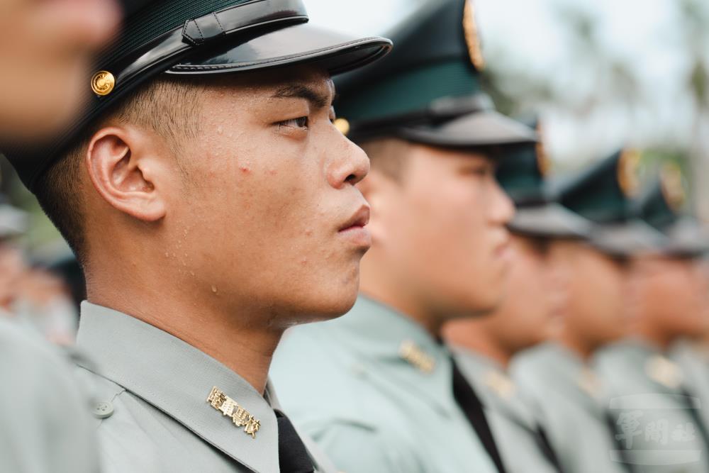 陸軍專科學校學生。（軍聞社記者呂尚俞攝）