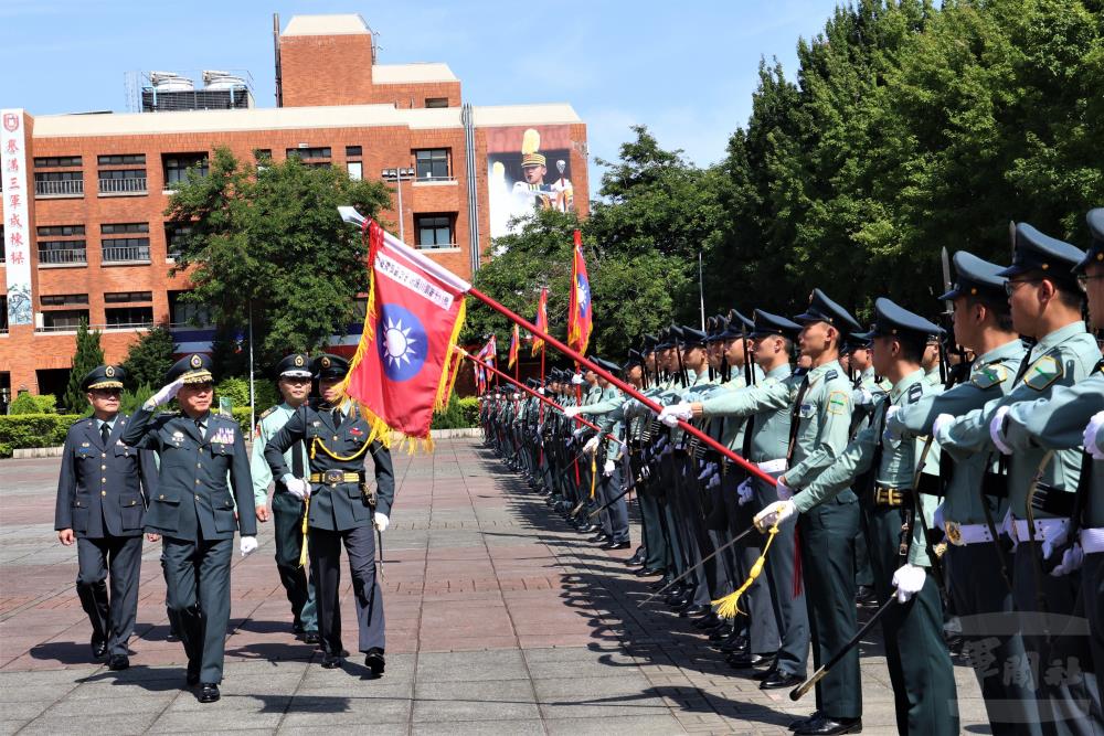 陸軍司令鍾樹明上將主持陸軍專科學校67週年校慶。（青年日報記者楊喬琳攝）