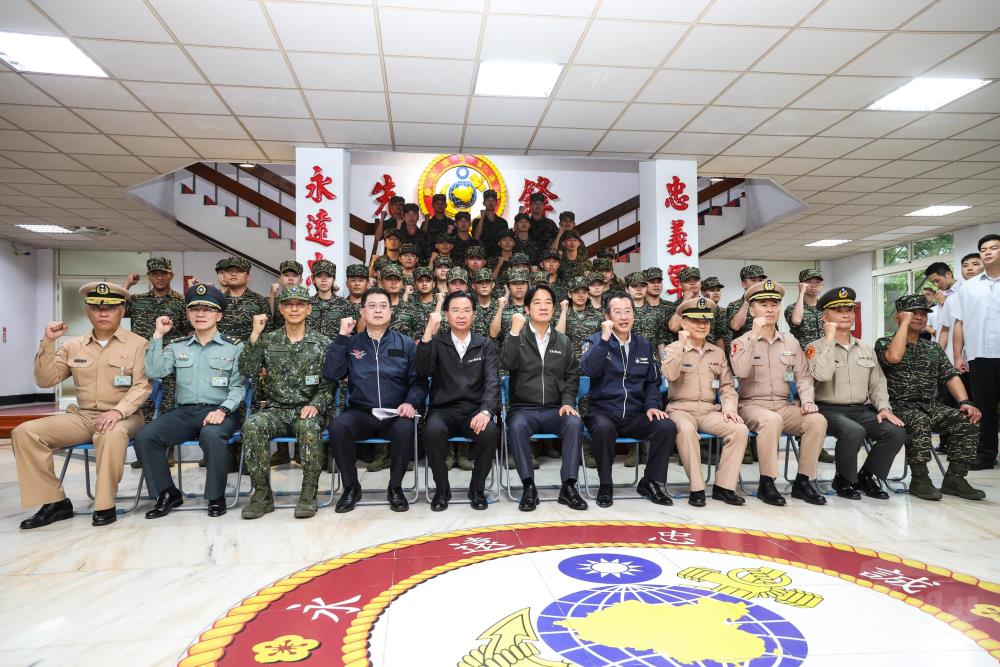 賴總統勗勉海軍陸戰隊66旅　向世界展現守護民主臺灣決心