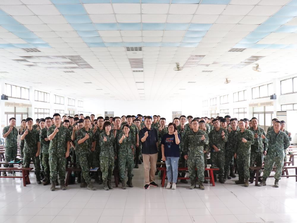 陸軍39化學兵群日前舉辦「心輔初級防處講座 」。（第四作戰區提供）