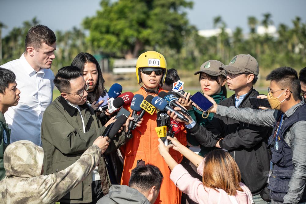 滲透專長訓練班學員謝上兵表示，期許自己能順利完訓，向更進階的班隊前進。（軍聞社記者王茗生攝）