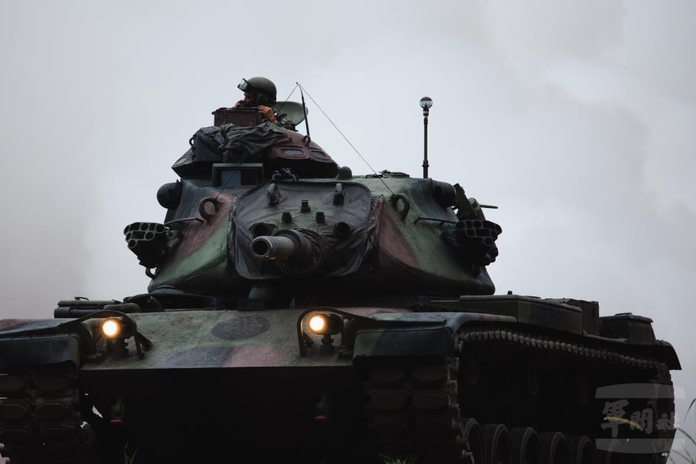M60A3戰車參與操演。（軍聞社記者呂尚俞攝）