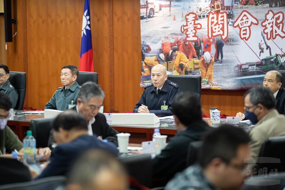 梅總長主持臺閩戰綜會報　期許發揮全民總力守護國家安全