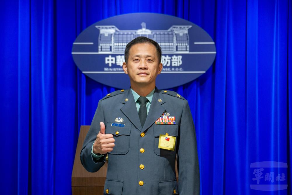 陸軍特種作戰指揮部指揮官匡少將感謝各級長官支持與肯定。（軍聞社記者吳冠萱攝）